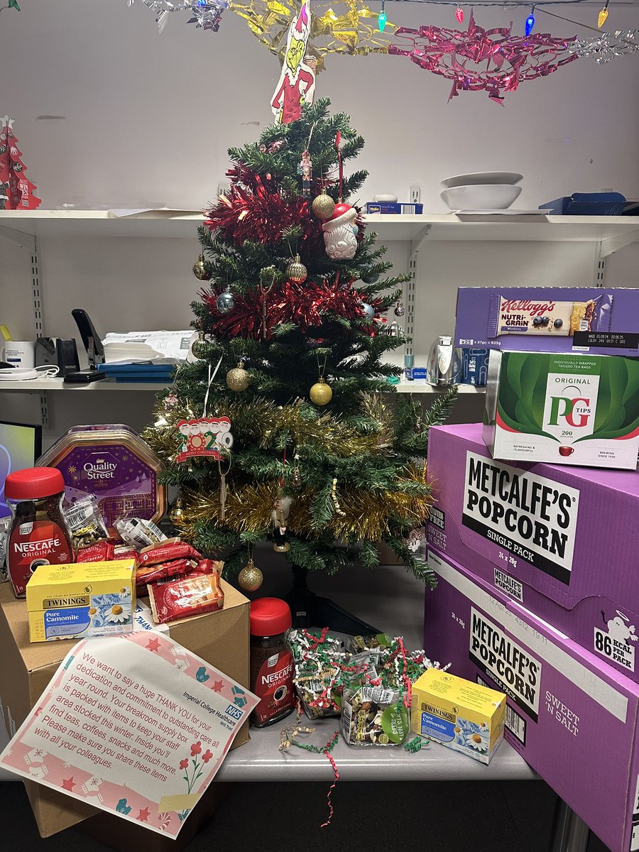 ms_ansbro's tweet photo. Lovely surprise arrived for the team #breakroomsupplies #thankyou #coffe @ImperialPeople @ImperialNHS https://t.co/e63a4ozkRs