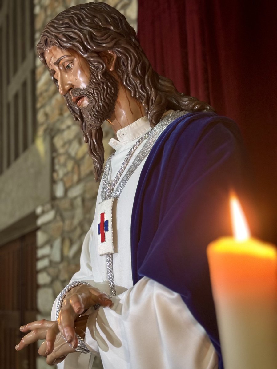 📸 Así se presenta el Señor de Pasión para la solemnidad de la #InmaculadaConcepción, el tiempo de #Adviento y #Navidad.

#PasiónOlula