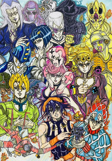 過去絵平日は厳しいですね今描いているのは週末には終わらしたいです#アナログ画 #どうでもいい報告をする #イラスト成長記録 