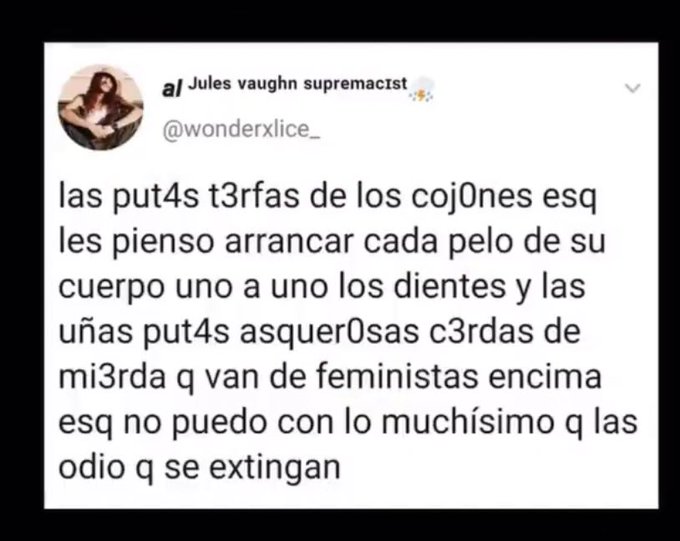 DarkMir98672176's tweet photo. @feminismoGs @ElenaRamallo3 @feminismoGs, 🤣🤣🤣🤣🤣 Pues sí, lo repito las veces que haga falta #TerfPride, tus insultos me resbalan y no podéis pararnos . Los transactivistas sí que sois dictadores fascistas que amenazáis a las mujeres. ATPC https://t.co/ovT1UMAPkv