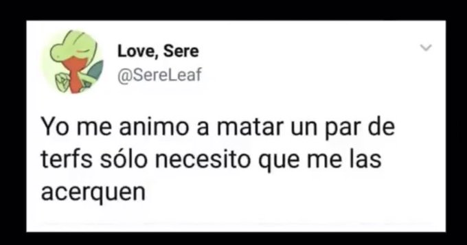 DarkMir98672176's tweet photo. @feminismoGs @ElenaRamallo3 @feminismoGs, 🤣🤣🤣🤣🤣 Pues sí, lo repito las veces que haga falta #TerfPride, tus insultos me resbalan y no podéis pararnos . Los transactivistas sí que sois dictadores fascistas que amenazáis a las mujeres. ATPC https://t.co/ovT1UMAPkv
