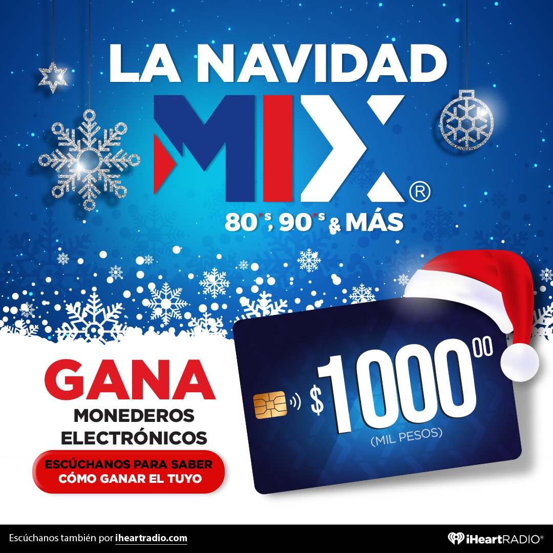 IviEnMix's tweet photo. La navidad llegó a #mix escúchanos para conocer la dinámica https://t.co/2bFSAc8yES