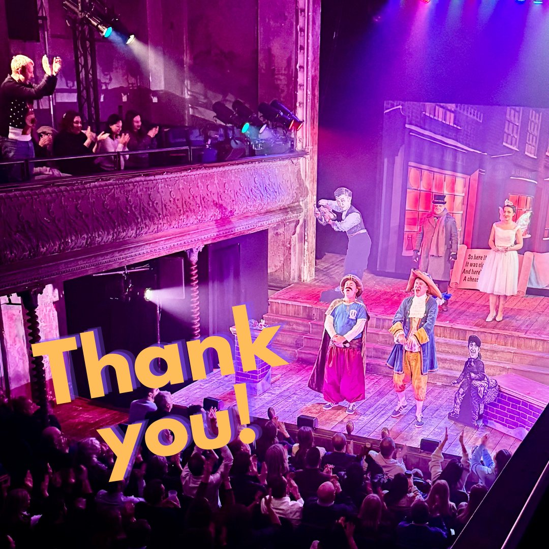 Thank you to everyone who came along last night to our first night of previews at Wilton's Music Hall! You were a fabulous audience! We cannot wait to see more of you soon. LIMITED tickets available for tonight  at wiltons.org.uk/whats-on/potte… Get yours now! ✨