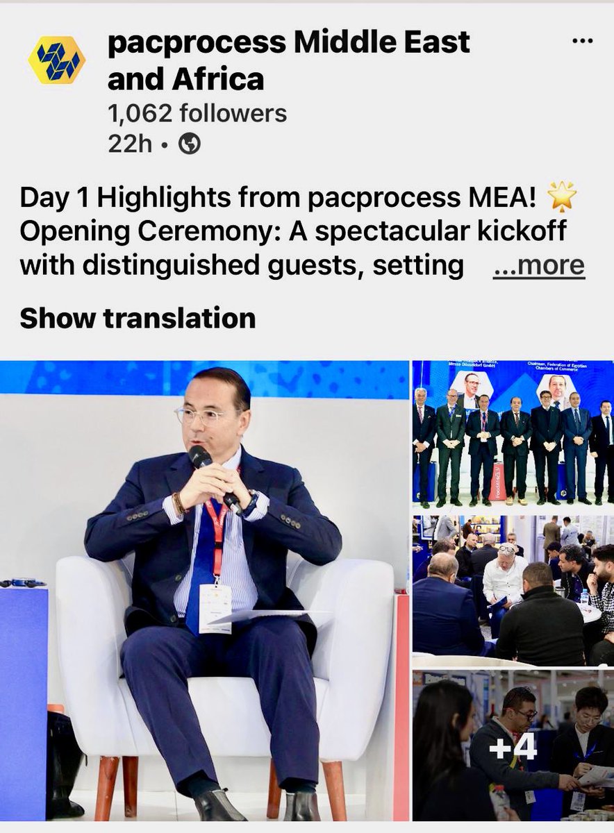 Congratulations Food Africa &amp; pacprocess Middle East Africa for such successful 2024 edition !  

This was unparalleled opportunity to explore the latest innovations in the food and packaging industries, all under one roof!

UNIDO is looking forward to the 2025 edition 🤩