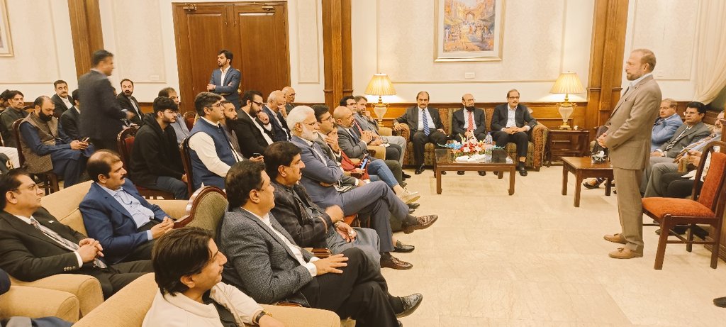 the_gocp's tweet photo. Grand Overseas Club in collaboration with #Pak #USA Business Forum (PABF) hosted a meeting led by GOC Founder @ChMSarwar &amp; CEO @javed_bokhari at Lahore Gymkhana Club.The event united Govt.officials &amp; business leaders to boost Pak-USA trade &amp; investment, fostering economic growth https://t.co/DXZxbGkFqi