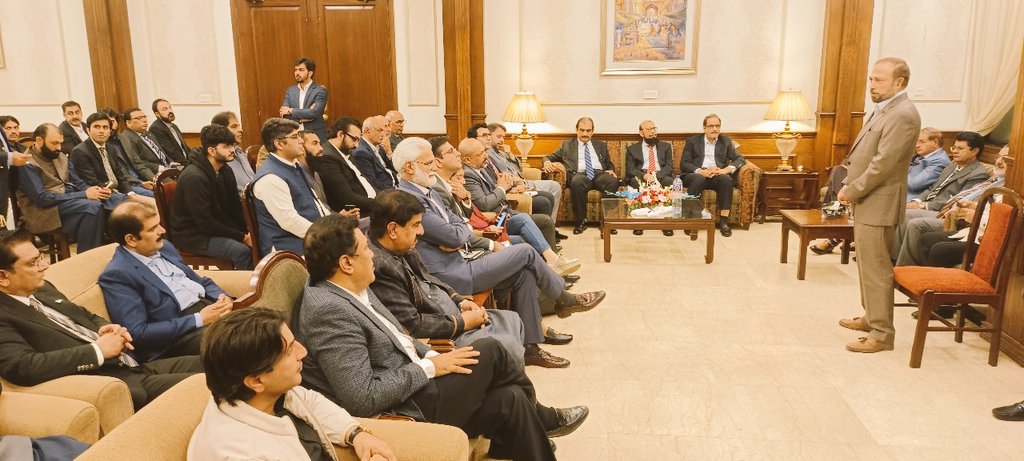 Grand Overseas Club in collaboration with #Pak #USA Business Forum (PABF) hosted a meeting led by GOC Founder <a href="/ChMSarwar/">Mohammad Sarwar</a> &amp; CEO <a href="/javed_bokhari/">Syed Javed Iqbal Bokhari</a> at Lahore Gymkhana Club.The event united Govt.officials &amp; business leaders to boost Pak-USA trade &amp; investment, fostering economic growth