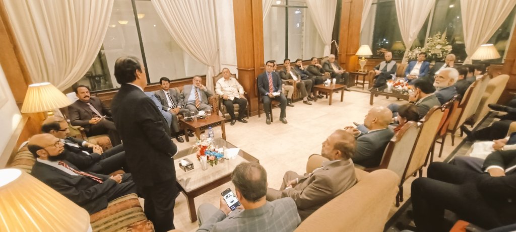 the_gocp's tweet photo. Grand Overseas Club in collaboration with #Pak #USA Business Forum (PABF) hosted a meeting led by GOC Founder @ChMSarwar &amp; CEO @javed_bokhari at Lahore Gymkhana Club.The event united Govt.officials &amp; business leaders to boost Pak-USA trade &amp; investment, fostering economic growth https://t.co/DXZxbGkFqi