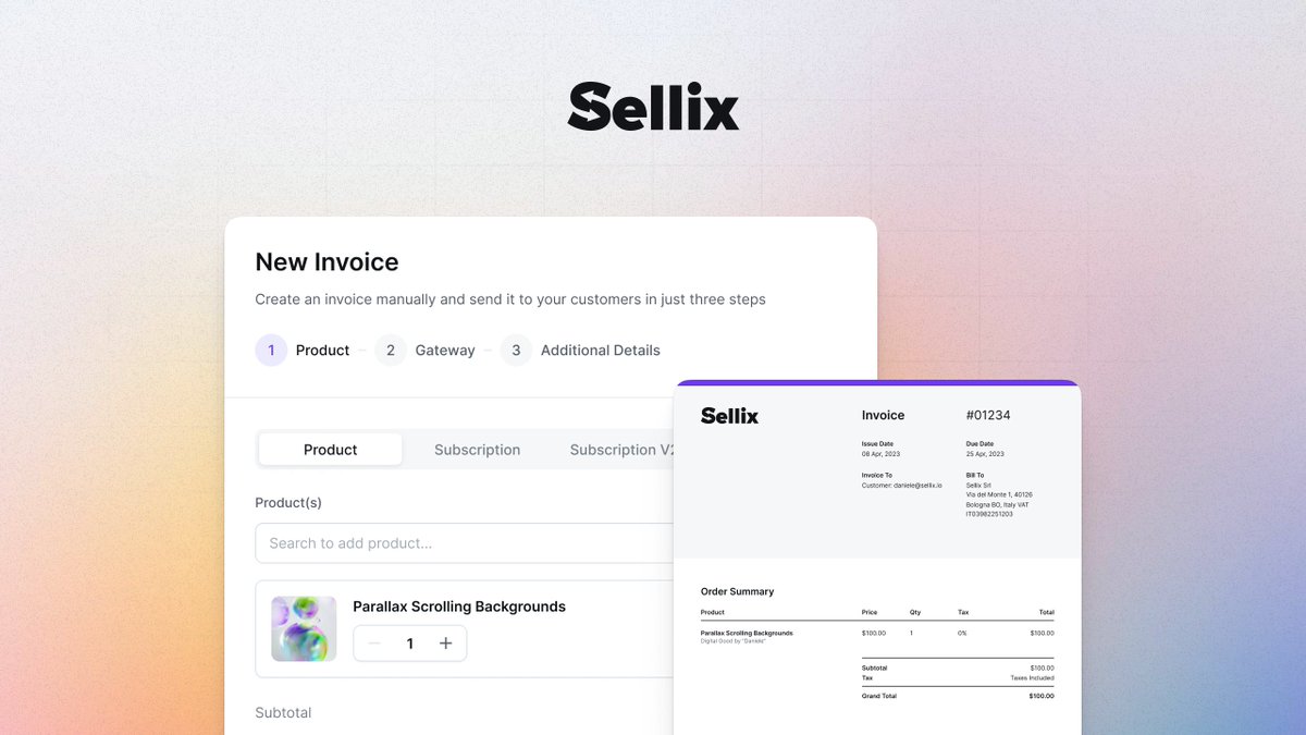 Sellix tweet media