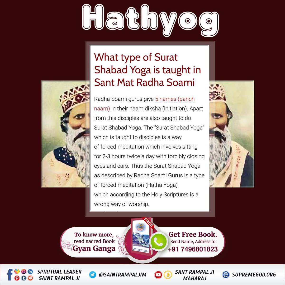 Neerajtomar315's tweet photo. #ध्यान_की_सही_विधि_और_लाभ
#What_Is_Meditation #Meditation #MeditationPractice #Meditate #Buddhist #Samadhi #Shirdi #saibaba
#dhyana #hathayoga #Buddhism #Buddha #बुद्ध #astrology #mantra #reels #yoga #yogateacher
#SantRampalJiMaharaj #GyanGanga https://t.co/FjfDPstU16
