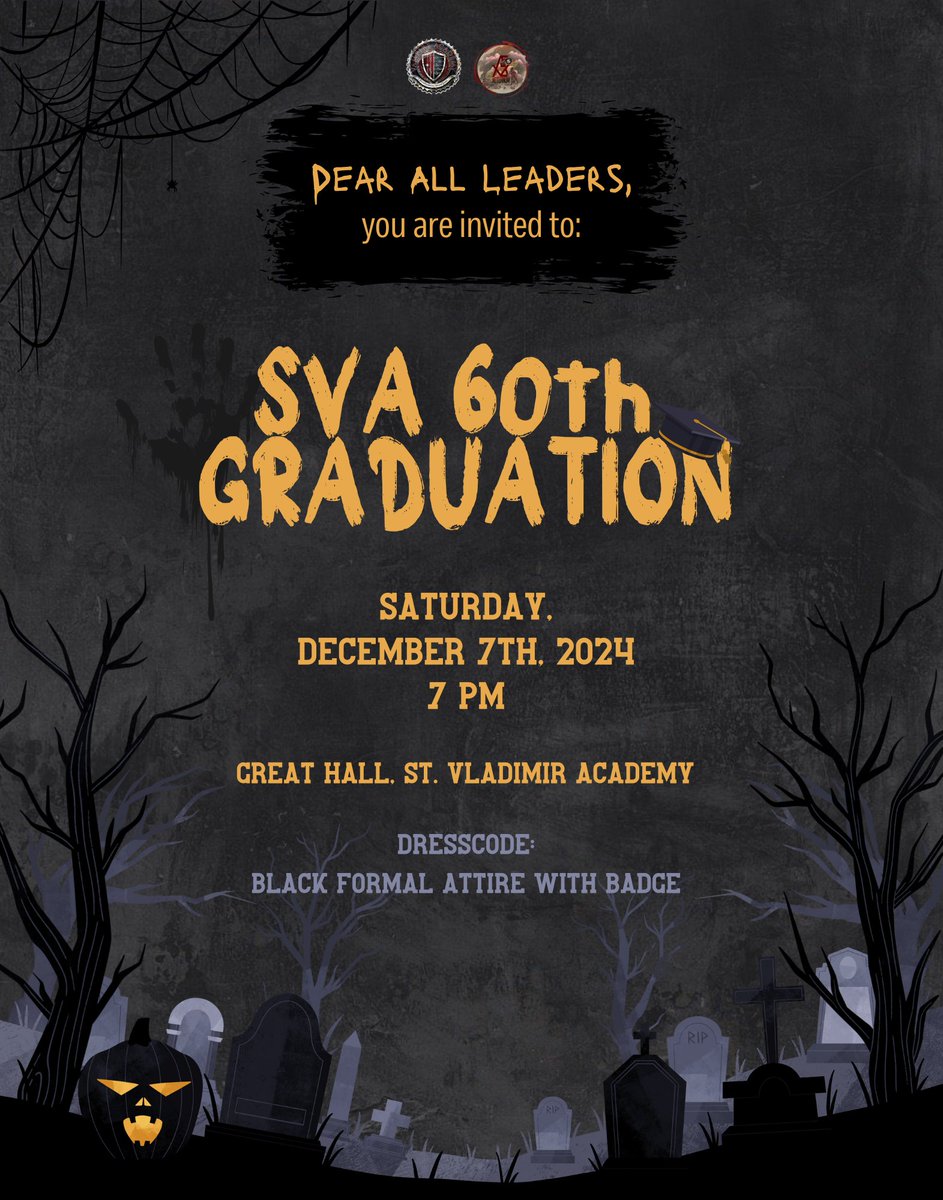 ⠀
Dear All Leader,

It is with great pleasure that we extend to you an invitation to celebrate the 60th Graduation Ceremony, where we shall warmly honor our graduating students. We would be most pleased to have you join us.

Regards,
VNA.

🔗: tiny.cc/IGRAD60LEADER
 ⠀