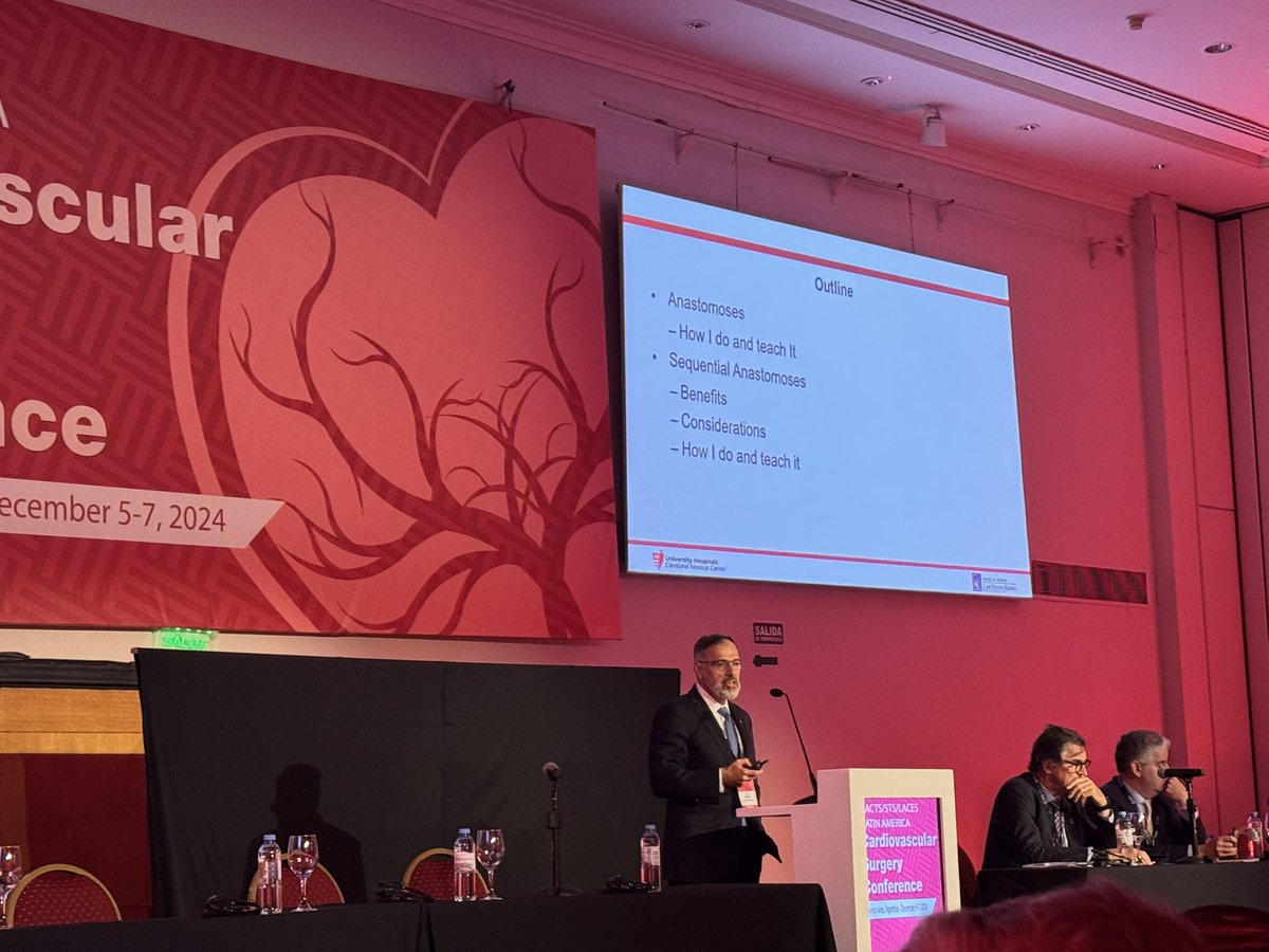 JRContrerasR's tweet image. Following the second session: how to I teach it: sequential or isolated distal anastomosis by Dr. Sabik
@LATAM_LACES @EACTS @STS_CTsurgery