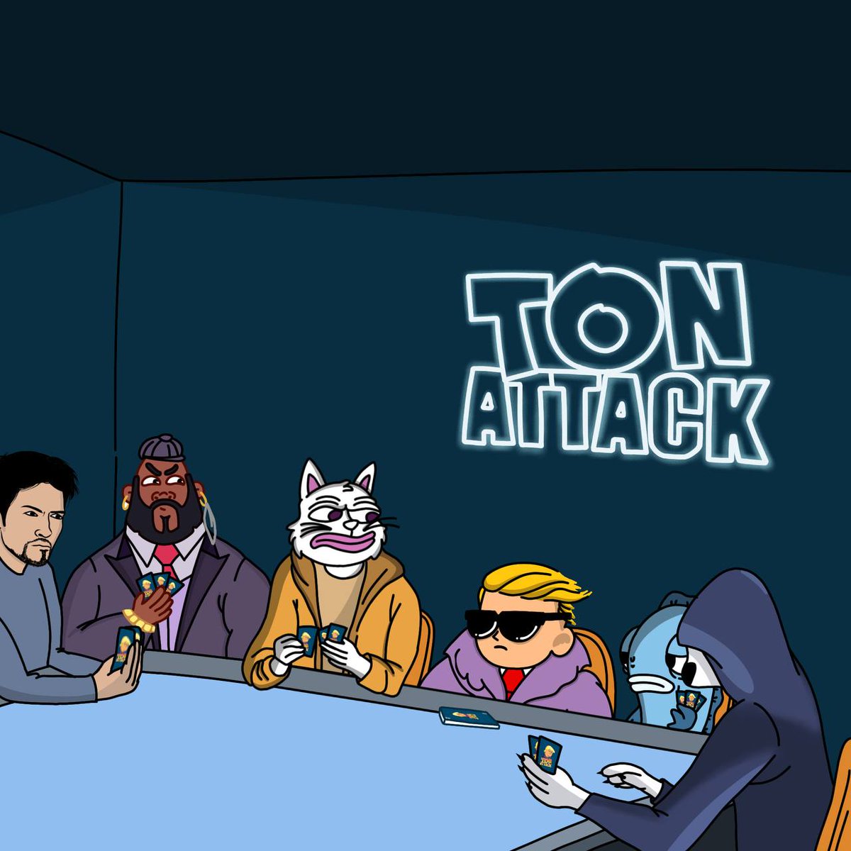 TonAttack's tweet photo. @SteveMorganOk About #TonAttack and our unique concept! 

We unite all memes on our card game🃏 https://t.co/3xU537zqjn