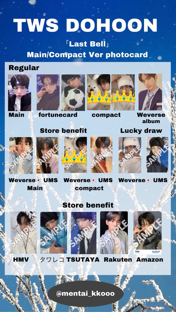 whtbdk12's tweet photo. 【 TWS トレカ 交換 】

求)同種ドフン(出来れば複数枚)

譲)画像(compact verとweverse🇯🇵ver)

シニュ ドフン ヨンジェ ハンジン ジフン ギョンミン トゥアス 交換 トレカ https://t.co/Yv0dABbi67
