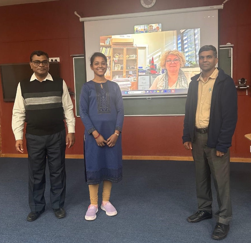 The Patil Group (@thepatilgroup) on Twitter photo Congratulations to Bidisha for successfully defending her Ph.D. thesis. It was a pleasure to have Prof. Véronique Michelet as the external examiner for the viva-voce examination. Wishing all the best, Dr. Bidisha. <a href="/ParoiBidisha/">Bidisha Paroi</a> <a href="/VMichelet06/">Véronique Michelet</a> <a href="/chm_iiserb/">Dept of Chemistry, IISER Bhopal</a> <a href="/iiserbhopal/">IISER Bhopal</a> Congratulations to Bidisha for successfully defending her Ph.D. thesis. It was a pleasure to have Prof. Véronique Michelet as the external examiner for the viva-voce examination. Wishing all the best, Dr. Bidisha. <a href="/ParoiBidisha/">Bidisha Paroi</a> <a href="/VMichelet06/">Véronique Michelet</a> <a href="/chm_iiserb/">Dept of Chemistry, IISER Bhopal</a> <a href="/iiserbhopal/">IISER Bhopal</a>