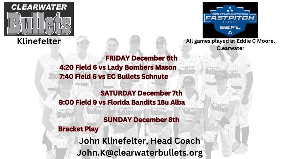 Megan K 2026 (@mkimmet_2026) on Twitter photo Last event of the Fall and it a good one! Come and check us out! <a href="/Bullets_18u/">Clearwater Bullets-Klinefelter</a> Last event of the Fall and it a good one! Come and check us out! <a href="/Bullets_18u/">Clearwater Bullets-Klinefelter</a>