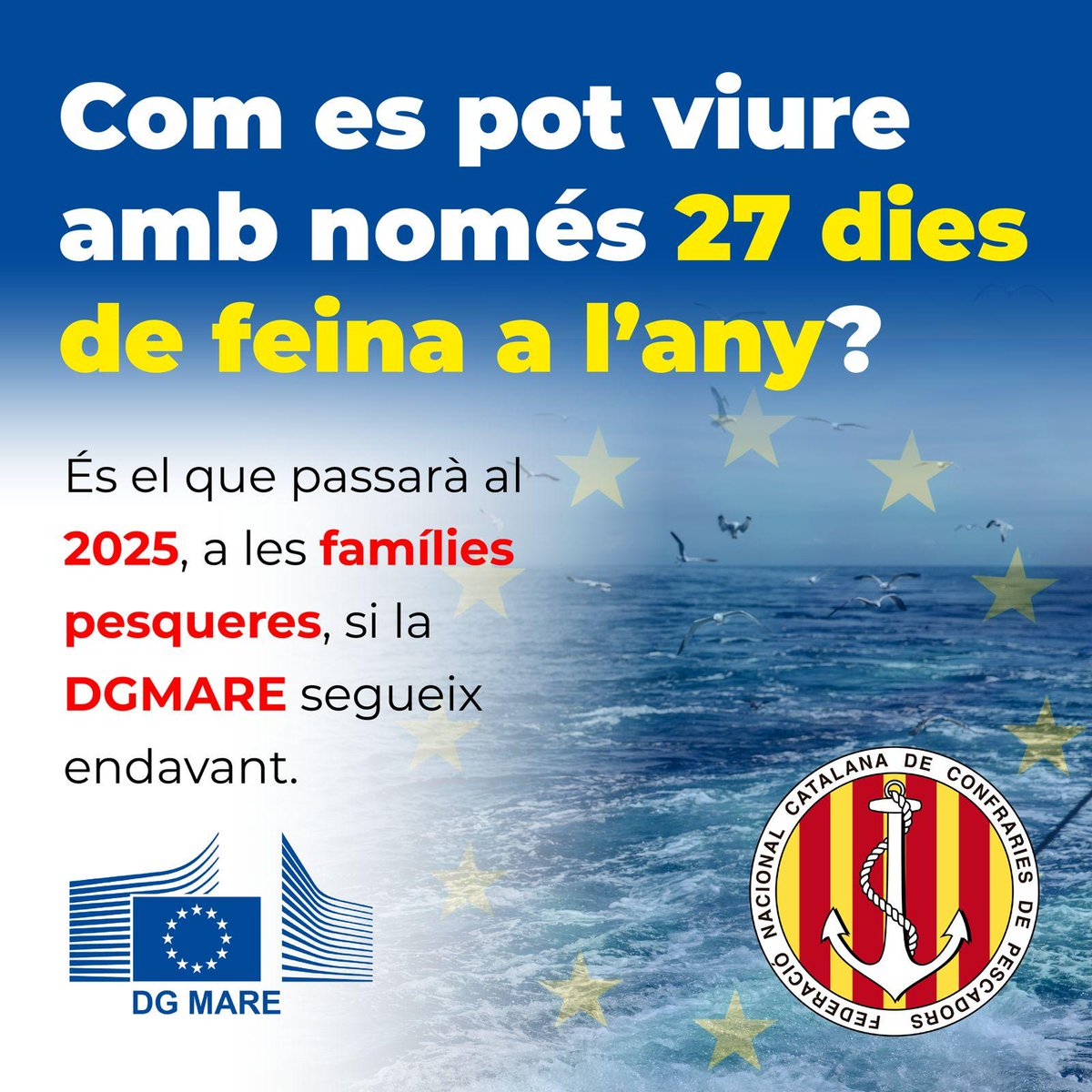 Tot el nostre suport al sector pesquer català per afrontar la vaga del proper dia 9 💪