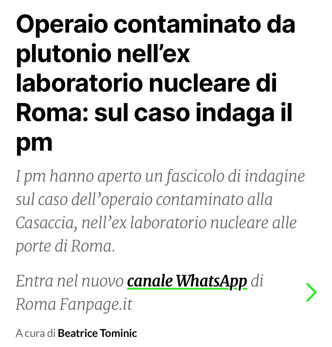 Lo stesso valore viene riportato da Fanpage (nel corpo dell’articolo) e dal Fatto Putiniano. Anche in questo caso la fonte del dato è sconosciuta. Vista la cifra di MILLLE, il principale indiziato è l’ingegner Cane.
4/n