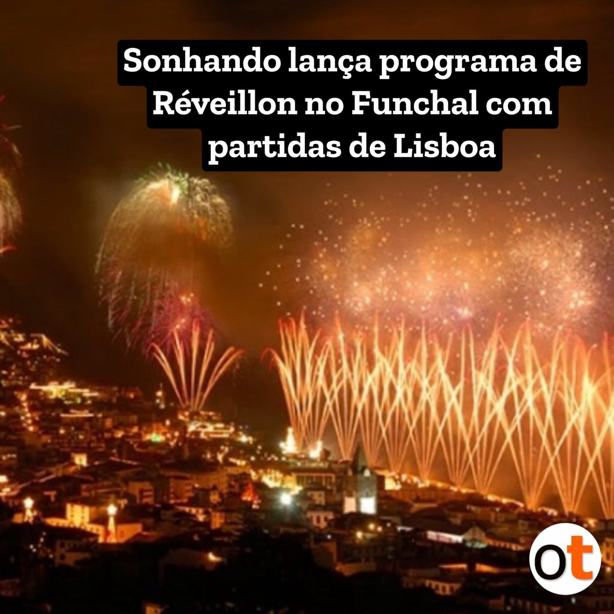 opturismo's tweet photo. A Sonhando anunciou uma oferta para o Réveillon 2024/2025 no Funchal, com partidas de Lisboa nos dias 28 e 29 de dezembro, com valores a partir de 867€ por pessoa em quarto duplo. O operador informa que todos os lugares com partida no Porto foram vendidos.

#madeira #sonhando https://t.co/zhdD24RkUJ