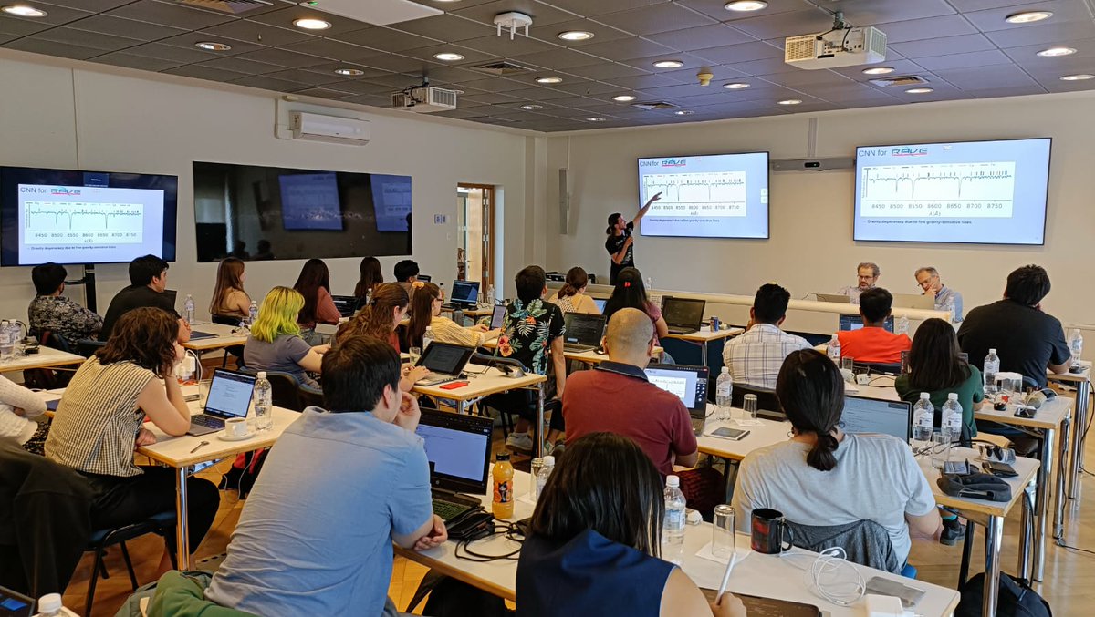 Last day - third hands-on session.

Thank you Guillaume Guiglion to explain us your method to estimate atmospherical parameters and chemical abundances with machine learning.

#BetweenTheLines