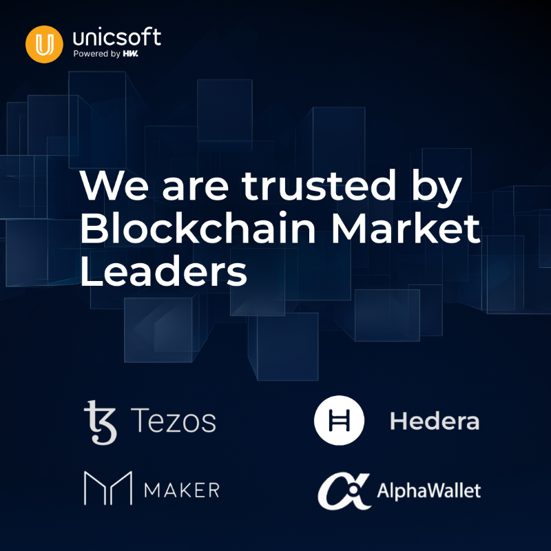 Unicsoft's tweet photo. Augment your team with acknowledged blockchain professionals. Seamlessly scale your team up and down whenever you need while keeping costs in check.