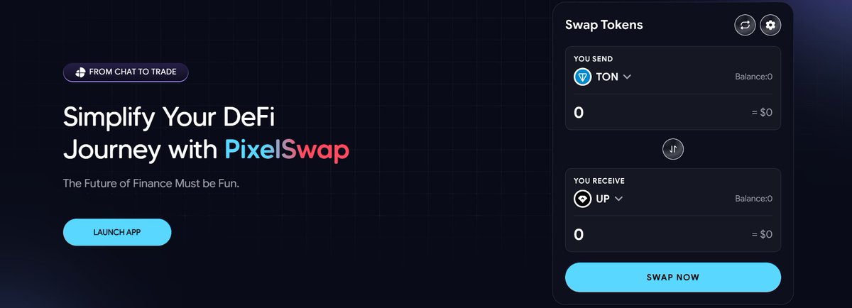anders_jax's tweet image. PixelSwap on The Open Network (TON) has positioned itself as a groundbreaking decentralized exchange (DEX) that combines speed, affordability, and an engaging rewards system through the $PIX Airdrop Arena.

@LayerPixel_io @PixelSwap_io  $PIX #PixelSwap #LayerPixel