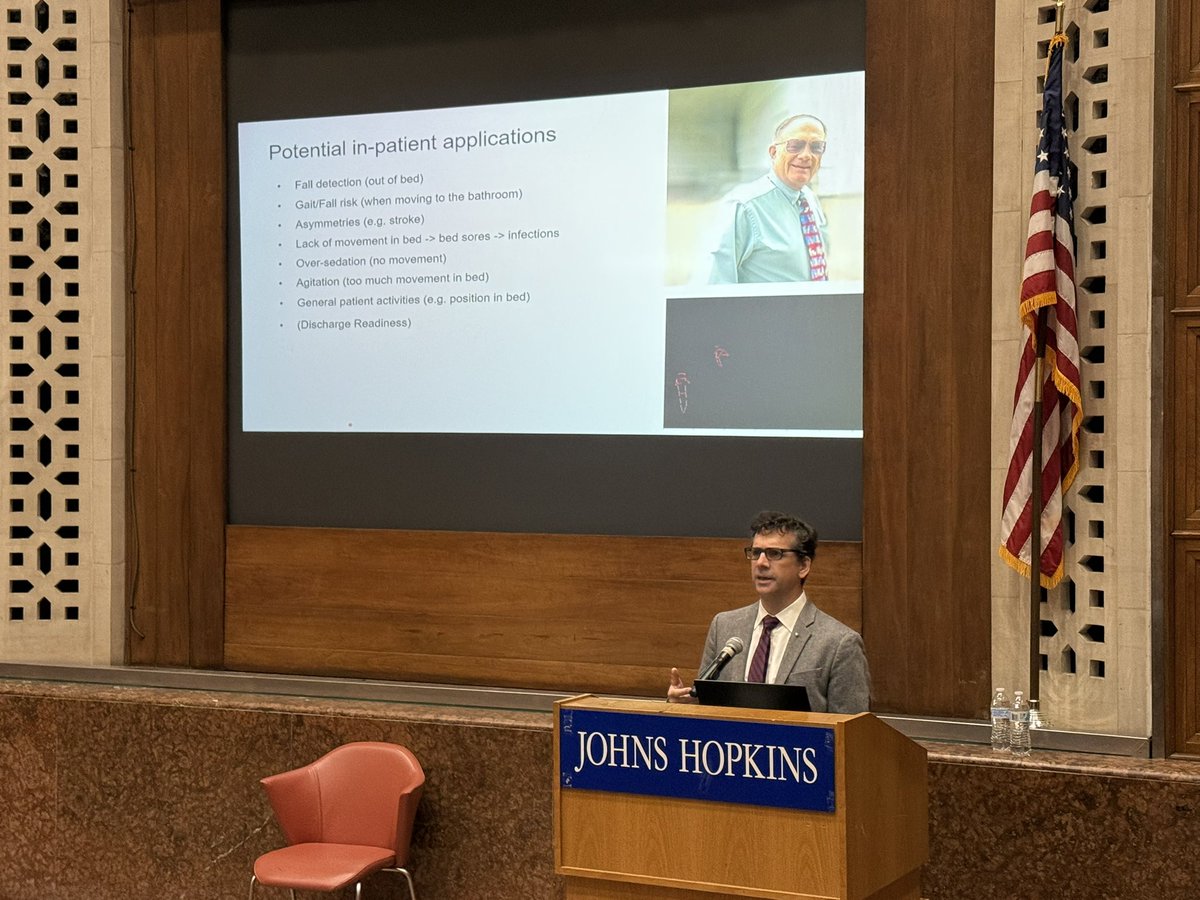 DannyMuehlschMD's tweet image. Edge-AI in healthcare has many uses as presented by our @HopkinsACCM Research Day keynote speaker Dr. Gari Clifford. From fall detection to over-sedation and even discharge readiness. Fascinating future shown using the Gartner Hype Cycle.