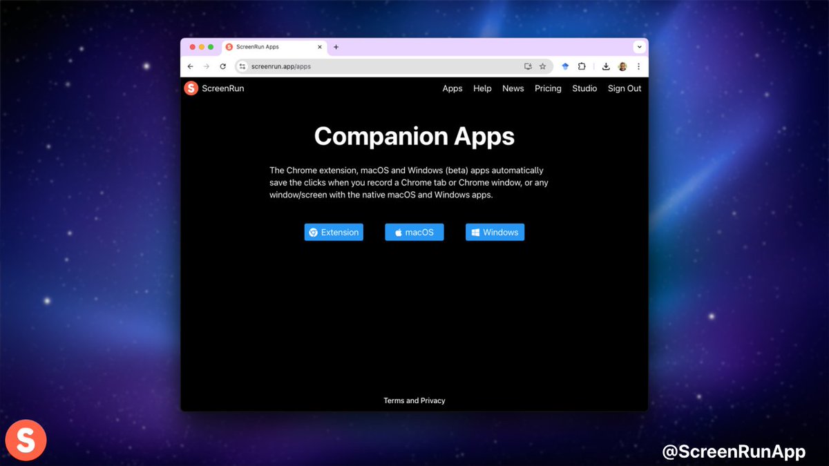 ScreenRun tweet media