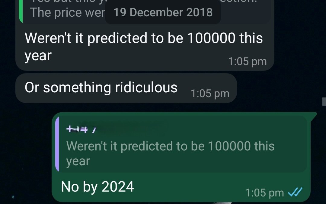 Called it in 2018 <a href="/Bitcoin/">Bitcoin</a> $100000 🎉. Welcome to the future #BTC