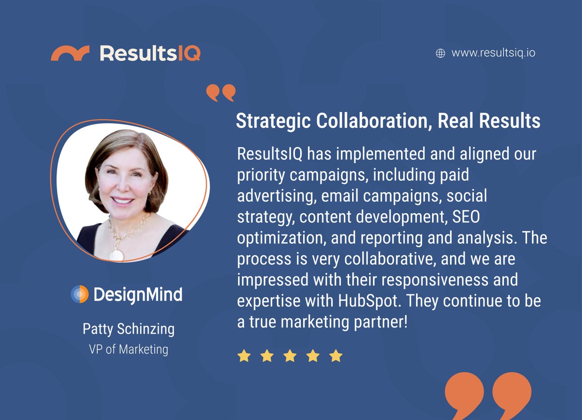 ResultsIQ's tweet image. How do clients maximize results with us? From HubSpot workflows to data-driven reports and more, our Diamond Partner expertise delivers tailored solutions.  Plan for 2025 now using your 2024 budget

#HubSpotExperts #DiamondPartner #UseItOrLoseIt