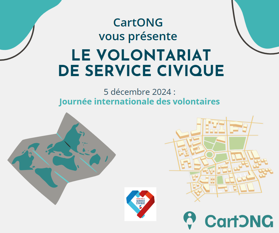 🌍✨ À l'occasion de la Journée Internationale des Volontaires, découvrez les témoignages des volontaires en service civique au sein de CartONG !
🔗 Lien de la vidéo de présentation : urlr.me/AjU9C2
 #JournéeInternationaleDesVolontaires #ServiceCivique#cartONG