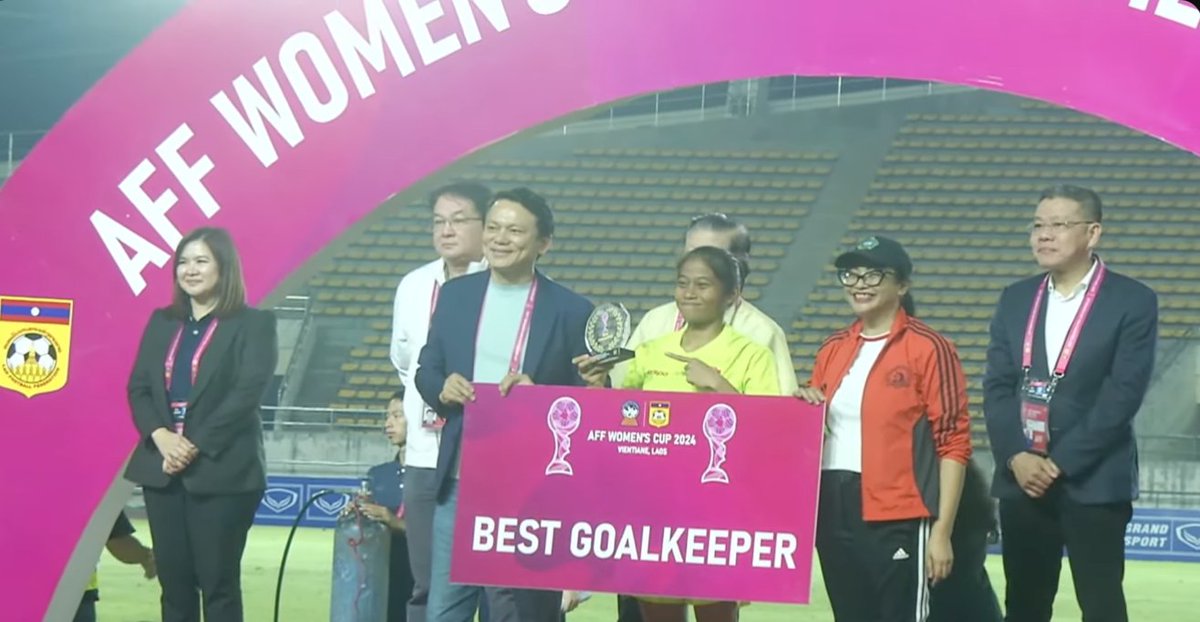 SeJakarta_id's tweet photo. Kiper Timnas Indonesia Laita Menjadi Kiper Terbaik Piala AFF Women’s Cup 2024

#timnasday #garudapertiwi #Laita https://t.co/jJ5BN3VssO