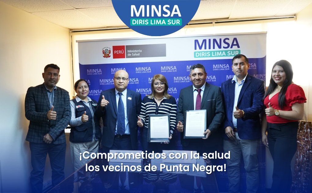 DIRISLimaSur's tweet photo. Diris Lima Sur y la Municipalidad de Punta Negra firmaron un contrato de comodato para asegurar atención médica durante las obras del Centro de Salud Punta Negra.

👏 Compromiso conjunto entre la Dra. Sheyla Chumbile y el alcalde Eulogio Huyhua.
 #PlanMil #PuntaNegra https://t.co/EBi6wQNz9o