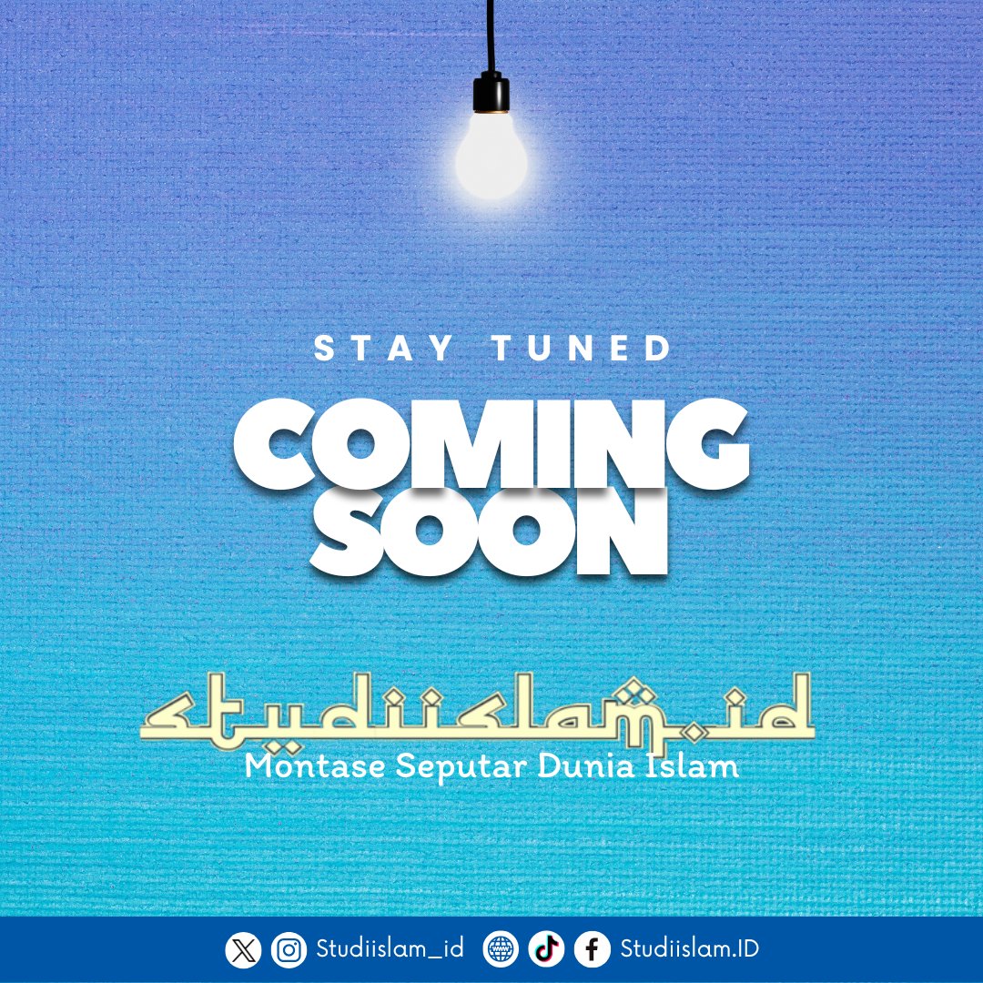 studiislam_id's tweet photo. "💡 Something amazing is coming your way!💡"
Get ready to explore fresh insights and perspectives on the Islamic world with https://t.co/lG63W942HI. Stay tuned! 📖✨

#studiislam #ComingSoon #MontaseDuniaIslam #SahabatReligi #KajianIslam https://t.co/JWcev8FLBp