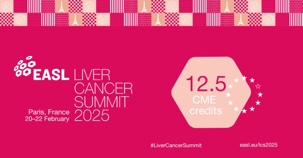 Join us at the EASL #LiverCancerSummit 2025, on 20-22 February in Paris &amp; online! 🌍 

🦀Dive into cutting-edge research, expert-led sessions, and networking with global specialists in liver cancer care. 

Don’t miss this chance to explore breakthroughs in hepatocellular and