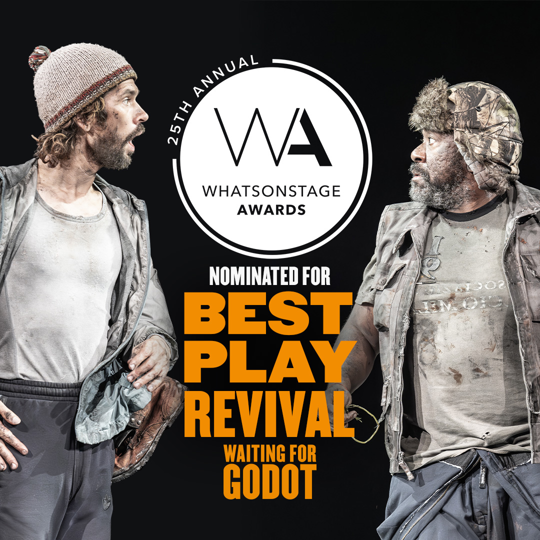 We're thrilled Waiting For Godot has been nominated for Best Play Revival at the 25th @whatsonstage awards.

#WOSAwards

Don't Wait, Vote Now 👉  awards.whatsonstage.com