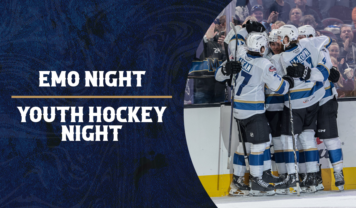 monstershockey's tweet photo. #FearTheDepths of our souls. Get #CLEmo with us on Friday 🖤
black hair paint, temporary tattoos, a @HeartAttackMane postgame concert 👀 there's a lot going on this weekend including Youth Hockey Night pres. by @Cargill on Saturday too!
Check it out ➡️ https://t.co/XLf2gqp9tO https://t.co/z14hc7zdej