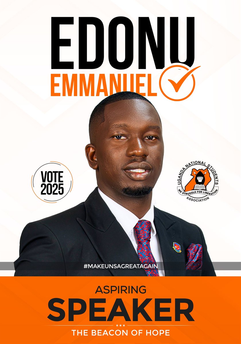 edonuema's tweet photo. My Beloveth 🧡
I am excited to unveil my official campaign poster! Together, let's make a difference and #MakeUNSAGreatAgain. I am ready to serve you as the Next Speaker, bringing hope and progress to our nation. Vote for hope and progress. 🗳️🧡
#E4U || #TheBeaconOfHope https://t.co/OG1bzDBja0