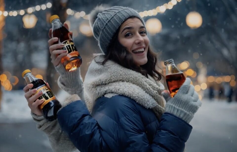 KiarMedia's tweet photo. Zevia's Clearly Faking It in Coca-Cola AI Spoof  https://t.co/rpYi2pSbsE https://t.co/CX6vJ4Mof7