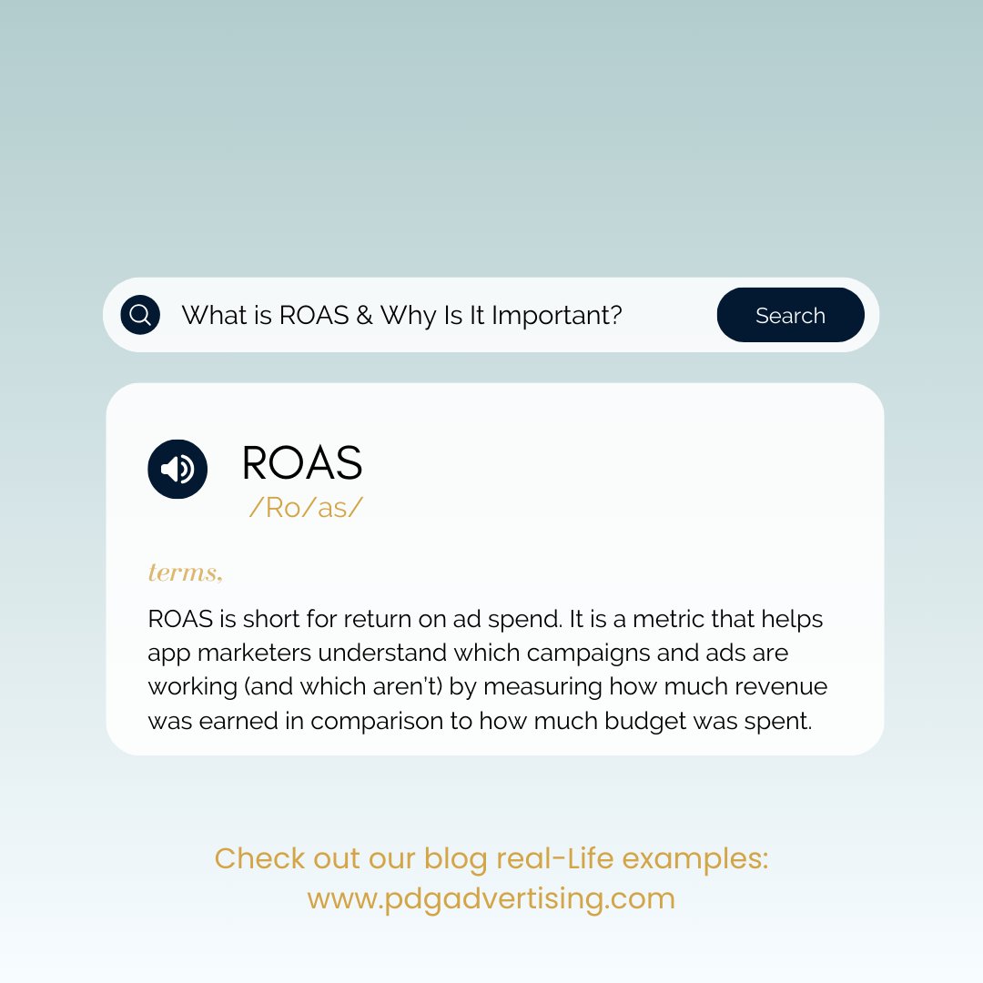 PDGAdvertising's tweet photo. If you're serious about maximising your ad spend, tracking and optimising your ROAS (Return on Ad Spend) is critical. In our latest blog post, we break down everything you need to know to start improving your ROAS today.

🔗 Read the full blog here: https://t.co/8eK6Xccl51 https://t.co/eCdt39TVnS