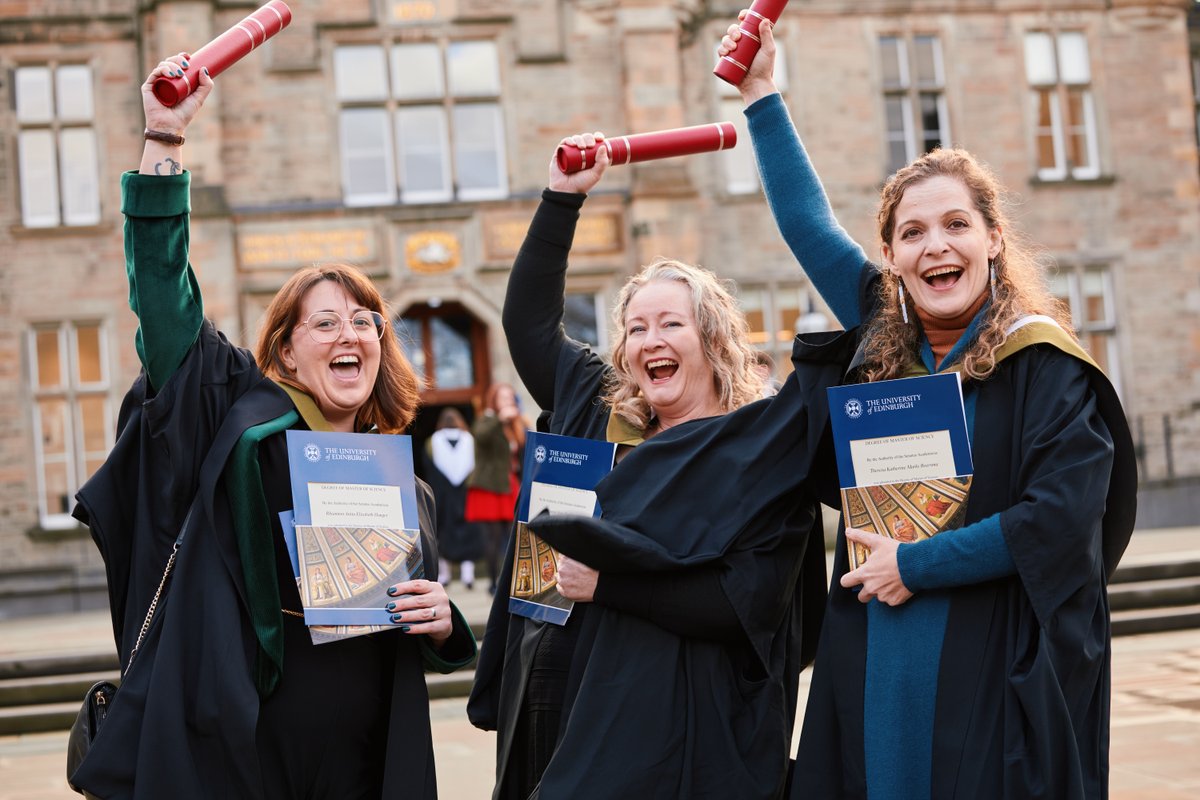 UoE_EFI's tweet photo. We're still buzzing from our postgraduate students graduation last week! We celebrated inside our beautiful building after the official ceremony at McEwan Hall. See more photos &amp; watch a reel where online students share how it felt graduate on campus 🎓▶️ https://t.co/A8lLPjYpeo https://t.co/WPSSy4X8wv