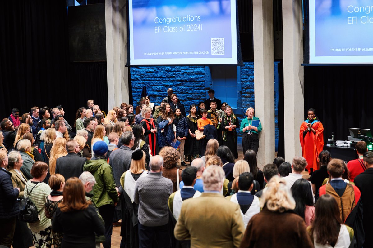 UoE_EFI's tweet photo. We're still buzzing from our postgraduate students graduation last week! We celebrated inside our beautiful building after the official ceremony at McEwan Hall. See more photos &amp; watch a reel where online students share how it felt graduate on campus 🎓▶️ https://t.co/A8lLPjYpeo https://t.co/WPSSy4X8wv