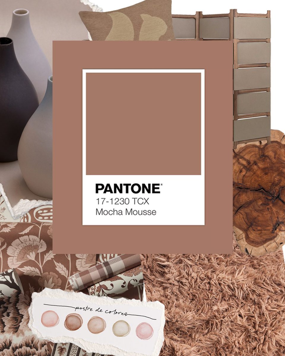 ADMEXICO's tweet photo. Pantone revela el color que reinará el próximo año: Mocha Mousse. 

La espera ha terminado oficialmente: el Color del Año 2025 de Pantone es Mocha Mousse, un marrón achocolatado, decadente y acogedor. 

Conoce más: https://t.co/RPIv5xegr8 https://t.co/LTa3fcMjrC