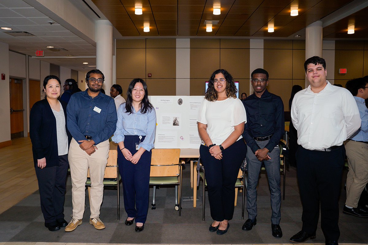 umsop's tweet photo. In November, our first year #PharmD students showcased their amazing research on the history of #pharmacy and UMSOP as part of their Professional Foundations of Pharmacy class. 

#PharmacyHistory #FuturePharmacists #UMarylandPharmacy #Pharmacist #PharmDStudent https://t.co/k9rKcqbHFj