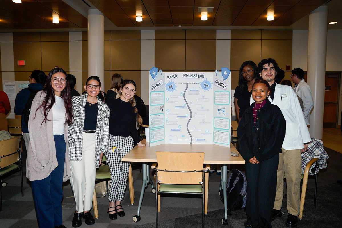 umsop's tweet photo. In November, our first year #PharmD students showcased their amazing research on the history of #pharmacy and UMSOP as part of their Professional Foundations of Pharmacy class. 

#PharmacyHistory #FuturePharmacists #UMarylandPharmacy #Pharmacist #PharmDStudent https://t.co/k9rKcqbHFj