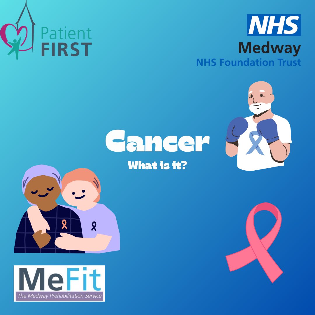 MedwayPrehab's tweet photo. This is a very basic introduction to cancer!🤍💙 https://t.co/cQwDuGhsbW