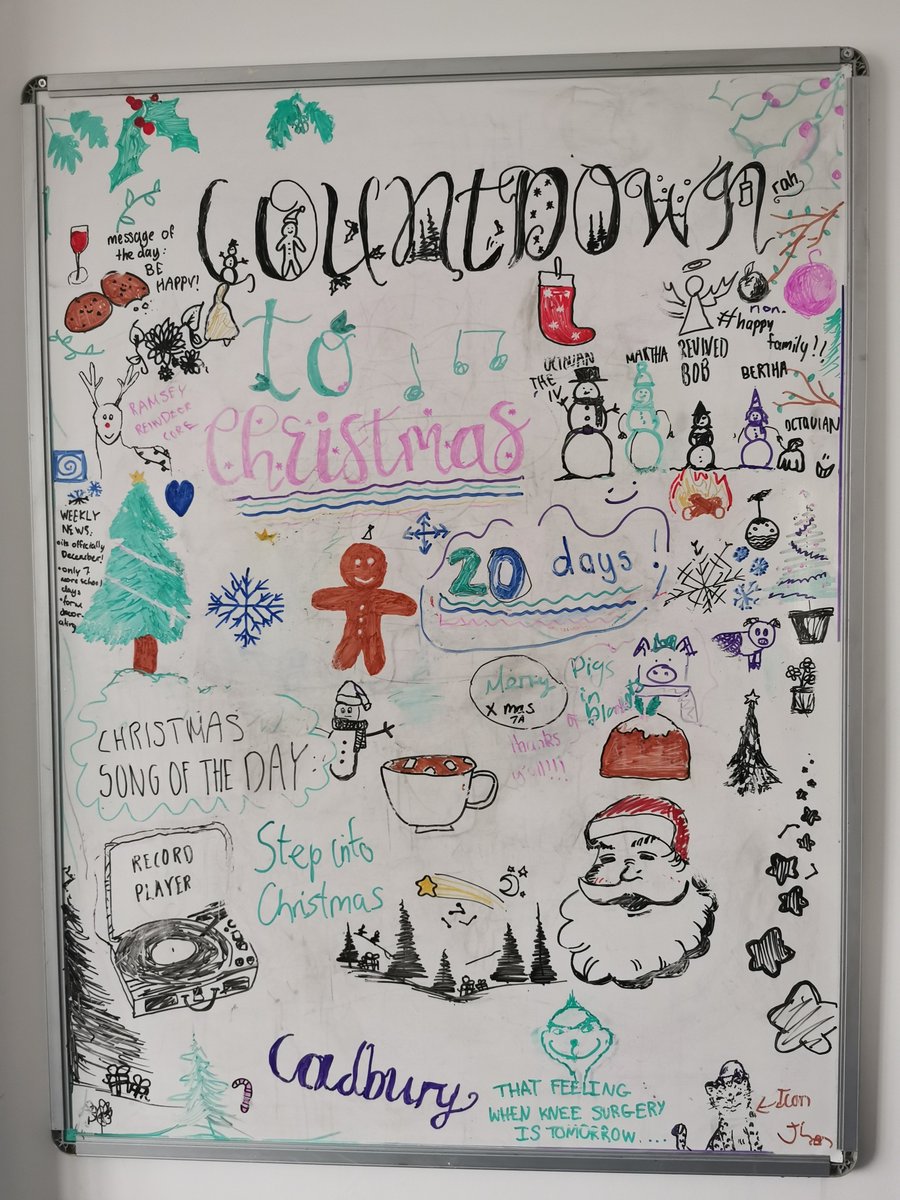 zanglei2008's tweet photo. 20 days to Christmas Countdown🎅🏼. My talented Y10 form group @The_RoyalSchool  produced a beautiful piece of art work🎄. https://t.co/fyhvm5gEV4