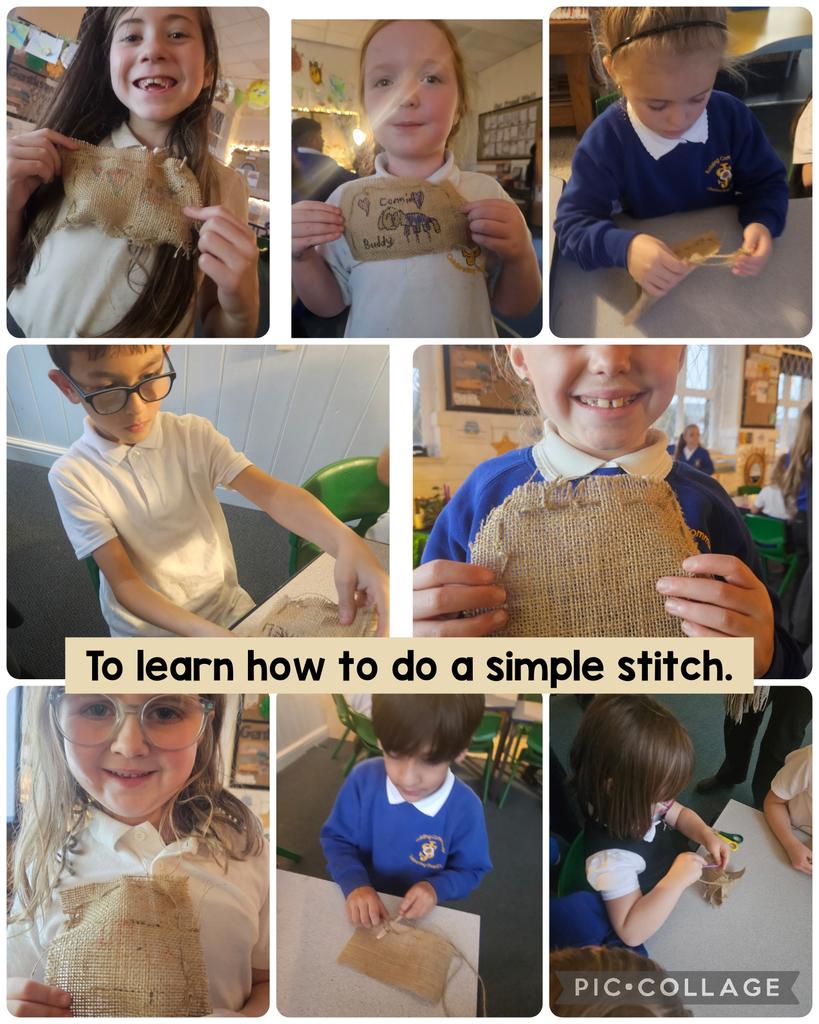 stjosephskly's tweet photo. Olive Class have been learning how to do a simple stitch.  We have tried  super hard .Miss Clarkson is so proud of you all !🪡🧵 #DJKdt #OliveClass https://t.co/6bEOxVTP9d