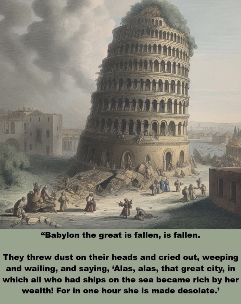 truthtomeCh's tweet photo. Have hope.
Babylon is falling.
The corrupt, satanic system is falling apart.
The people have had enough .
Leave our children alone!
Be wise!
Make good decisions.
Stay away from anything that is destructive to the human mind.
We will RISE and overcome evil.
#FallBabylonFall https://t.co/rXJN3YvMJG
