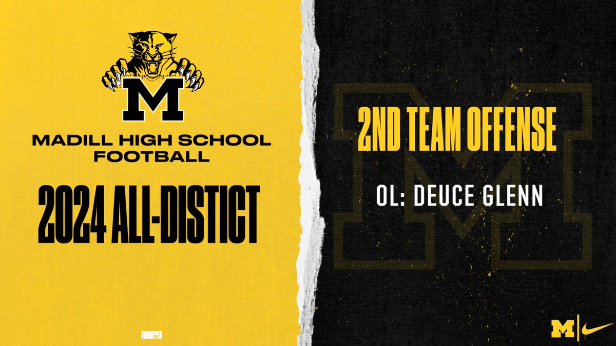 Congratulations to Deuce Glenn for making the All-District football team!