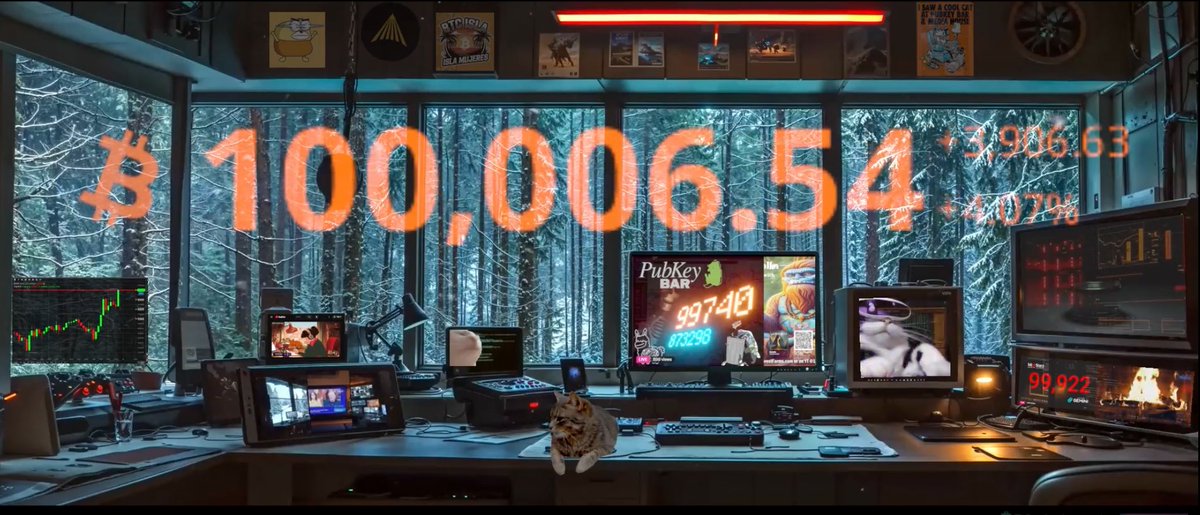 parachutesBTC's tweet photo. This was the moment!
The first tick past 100K
#framegrab https://t.co/134LDj9BmP